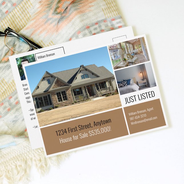 Carte Postale Immobilier Direct Mail Suntan Beige (Créateur téléchargé)