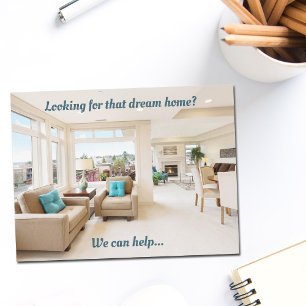 Carte Postale Immobilier Marketing Dream Accueil Chic Moderne