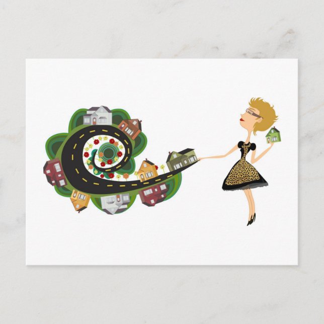 Carte Postale Immobilier personnalisé (Devant)