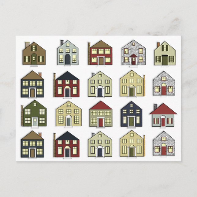 Carte postale immobilière d'agent immobilier (Devant)