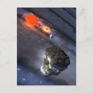 Carte Postale Impact Jupiter