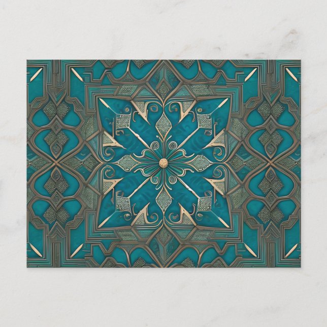 Carte Postale Imperturbability pattern (Devant)