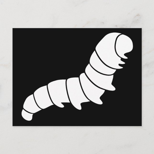 Carte Postale Impression Caterpillar (Devant)