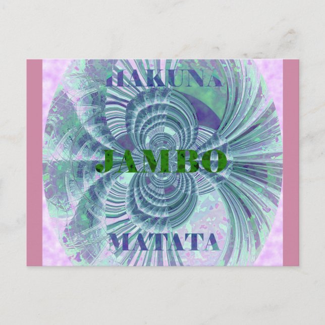 Carte Postale Impression d'art Aurora Matata (Devant)