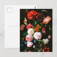 Impression d'art botanique floral sombre et lunati