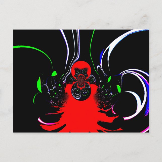 Carte Postale Impression d'art fluide Kaleidoscope (Devant)