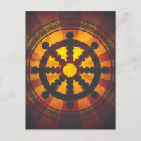 Impression de la roue vintage Dharma