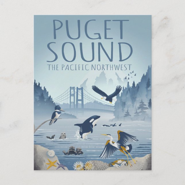 Carte Postale Impression de toile étirée (Devant)