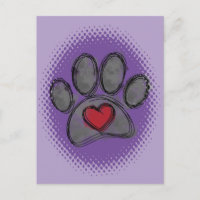 Impression demi-ton Amoureux des chiens Dessin Aqu