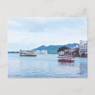 Carte Postale Impression en toile étirée - Belle Pos Lake Palace