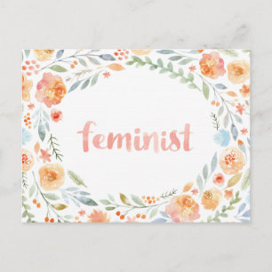 Carte Postale Impression féministe