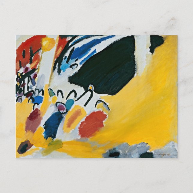 Carte Postale Impression III (Concert) par Wassily Kandinsky (Devant)