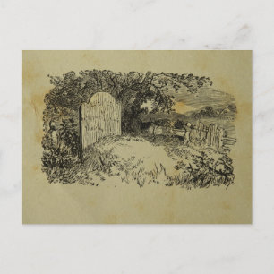 Carte Postale Impression vintage