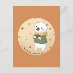 Carte Postale Impressionnant Art d'automne