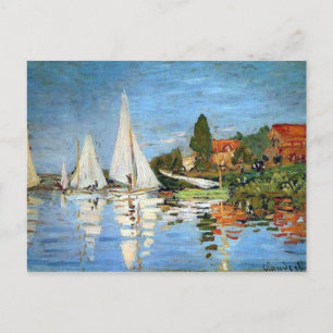 Carte postale Impressionnisme Bateaux Art