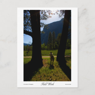 Carte Postale Impressions de travail sur site