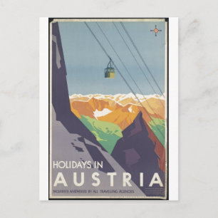 Carte Postale Impressions rétrographiques de l'affiche Vintage v