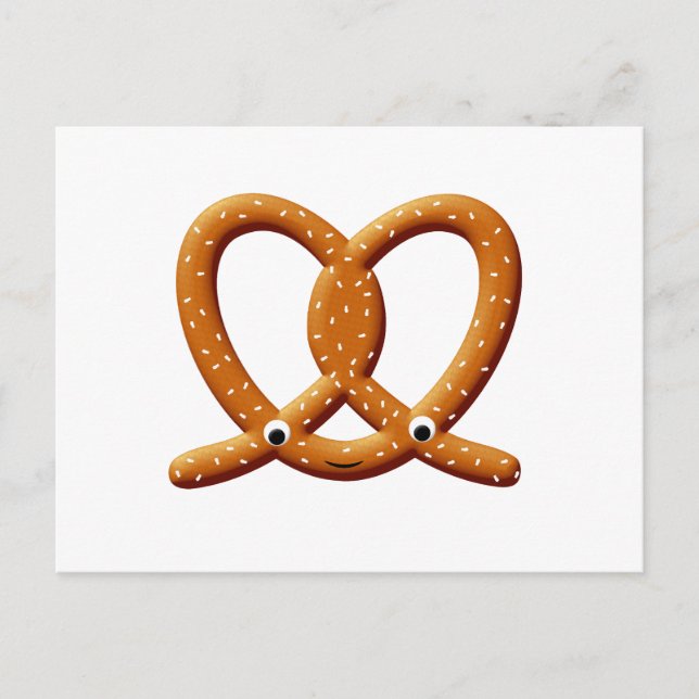 Carte Postale Imprimantes de dessin Cute Pretzel (Devant)