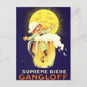 Carte Postale Imprimantes vintages d'alcool