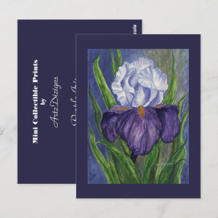 Carte Postale Imprimantes violettes Iris Mini Collectibles