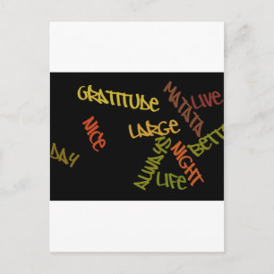 Carte Postale Imprimé Vie Vie Imprimé