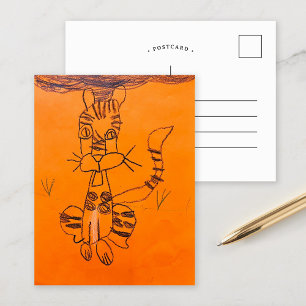 Carte postale imprimée personnalisée pour enfants