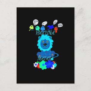 Carte Postale Imprimer Hakuna Matata Lion