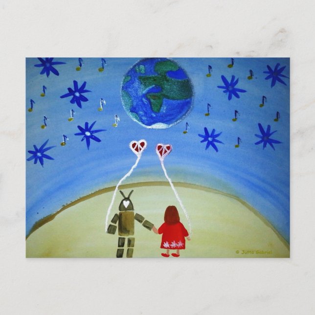 Carte Postale ...In Other Words...art by Jutta Gabriel... (Devant)