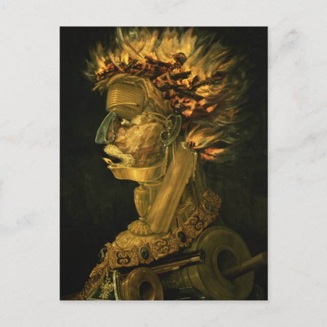 Carte Postale Incendie, 1566 (Devant)