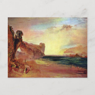 Carte Postale Incendie En Mer Par Turner Joseph Mallord William