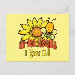 Carte Postale Incroyable 1 an - 1er anniversaire