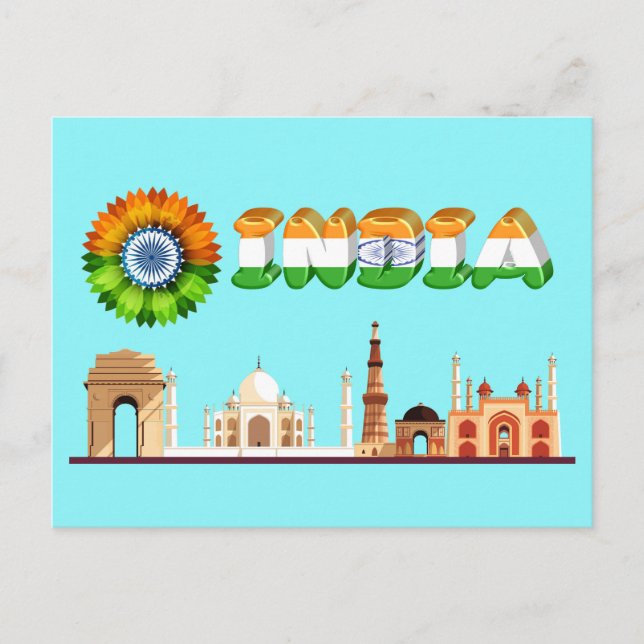 Carte Postale Inde (Devant)