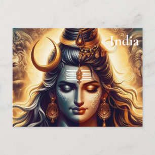 Carte Postale Inde Tourisme Voyage Ajout Vintage