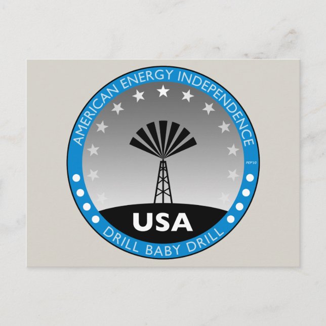 Carte Postale Indépendance énergétique américaine (Devant)