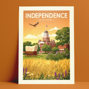 Carte Postale Indépendance vintage Missouri