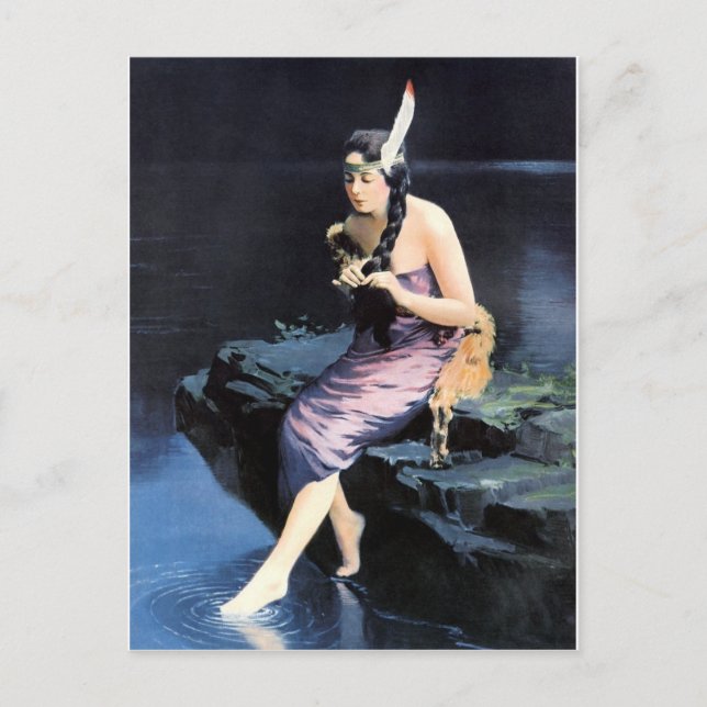 Carte Postale Indian Maidens 1920 (Devant)