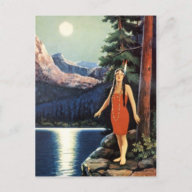 Carte Postale Indian Maidens 1920 (Devant)