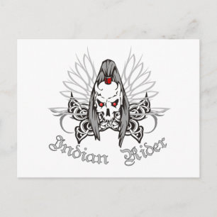 Carte Postale Indian Rider