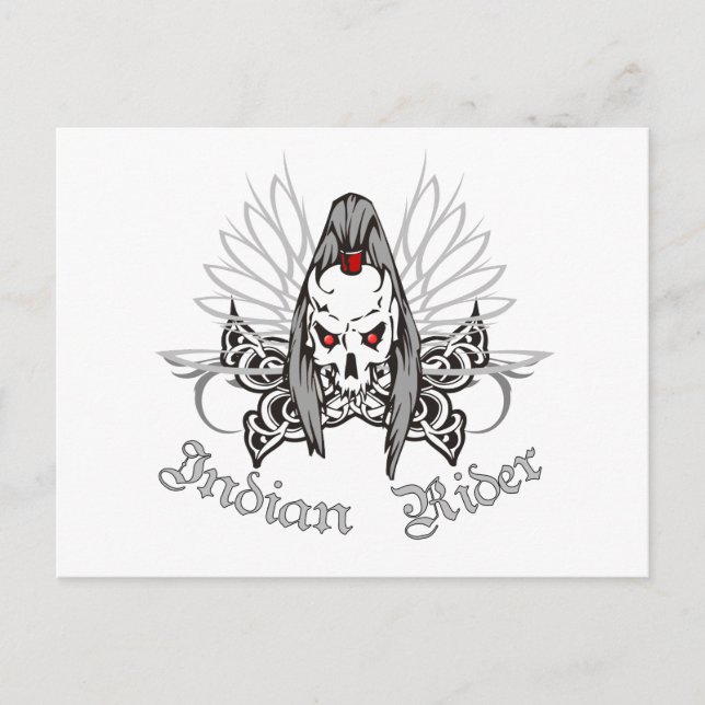 Carte Postale Indian Rider (Devant)