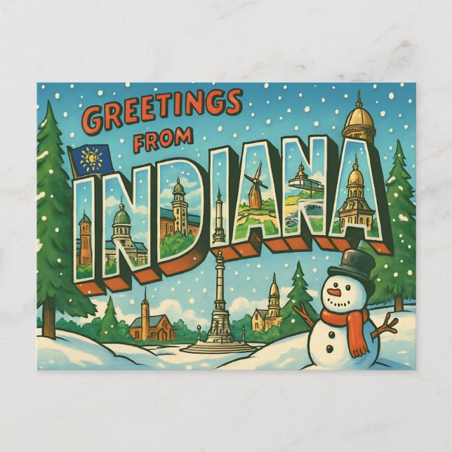 Carte postale INDIANA (Devant)