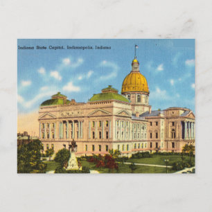 Carte Postale Indiana State Capitol, Indianapolis, Indiana