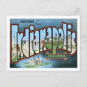 Carte Postale Indianapolis Indiana Travel America US City