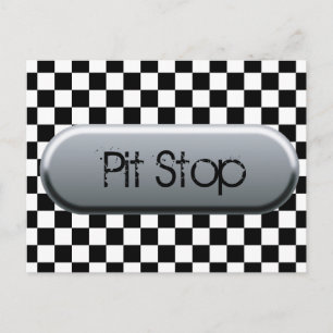 Carte Postale Indicateur À damiers