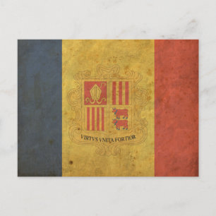 Carte Postale Indicateur Andorre vintage