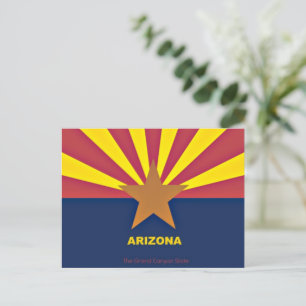 Carte Postale Indicateur Arizona, étiqueté