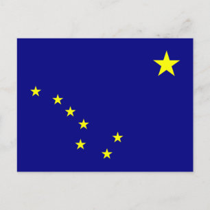 Carte Postale Indicateur de l'état de l'Alaska