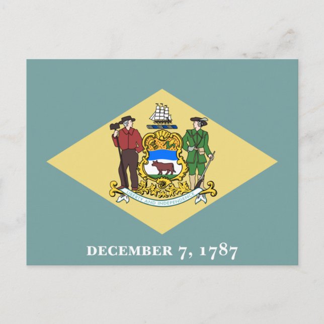 Carte Postale Indicateur d'état du Delaware.png (Devant)