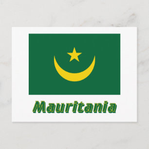 Carte Postale Indicateur Mauritanie avec nom