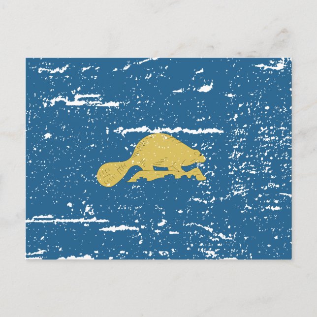 Carte Postale Indicateur OREGON vintage (Devant)