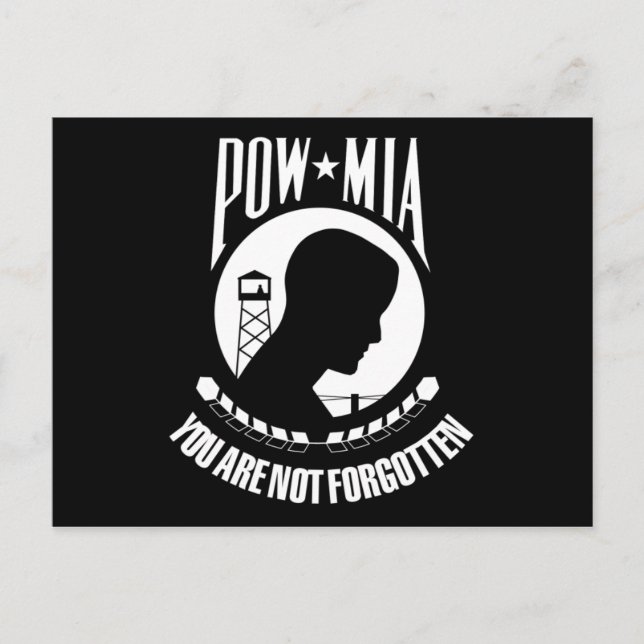 Carte Postale Indicateur POW MIA (Devant)